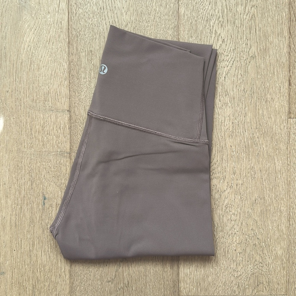 EUC wunder under high rise 25" tight lunar rock size 2 lululemon